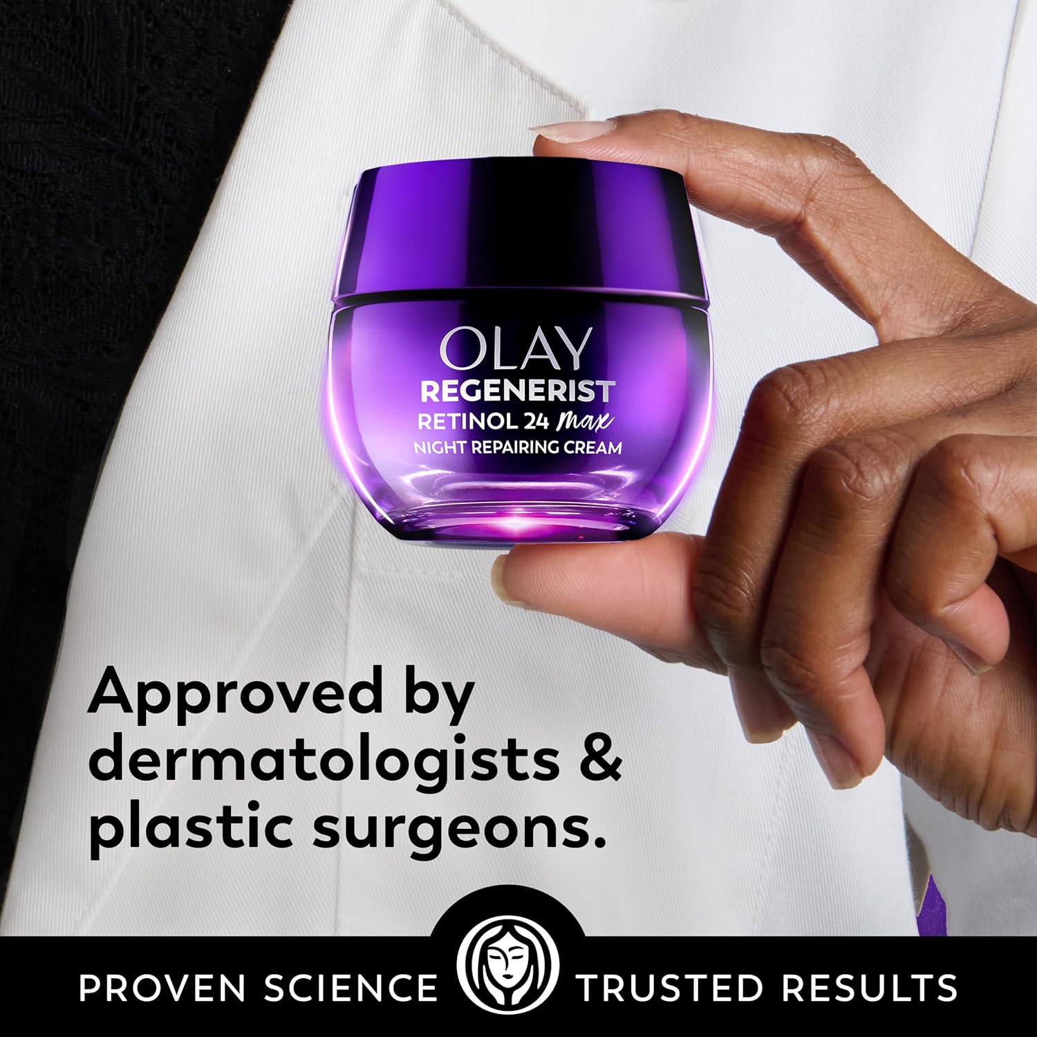 Olay Fragrance-Free Retinol Moisturizer – Gentle Overnight Treatment Without Harsh Irritants