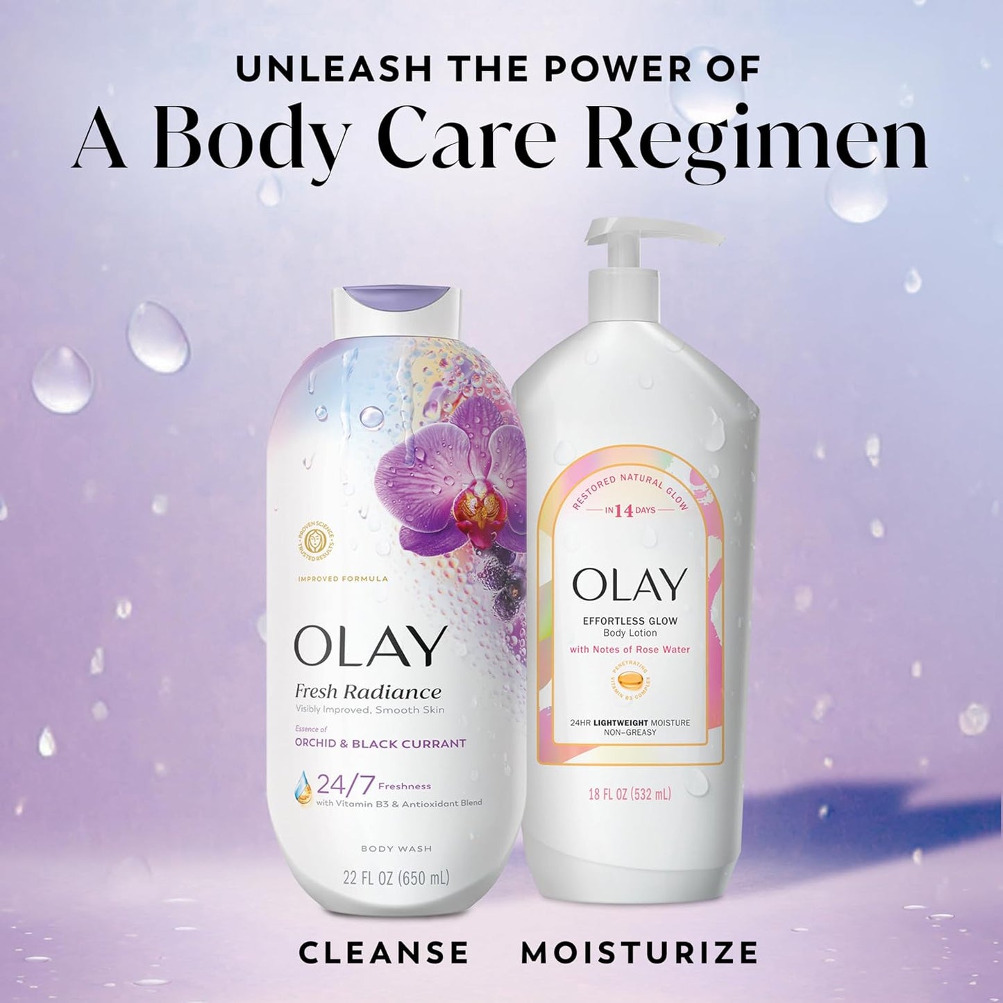 Olay Luxury Botanical Body Wash – Paraben-Free, Plant-Based Formula for Radiant, Refined Skin