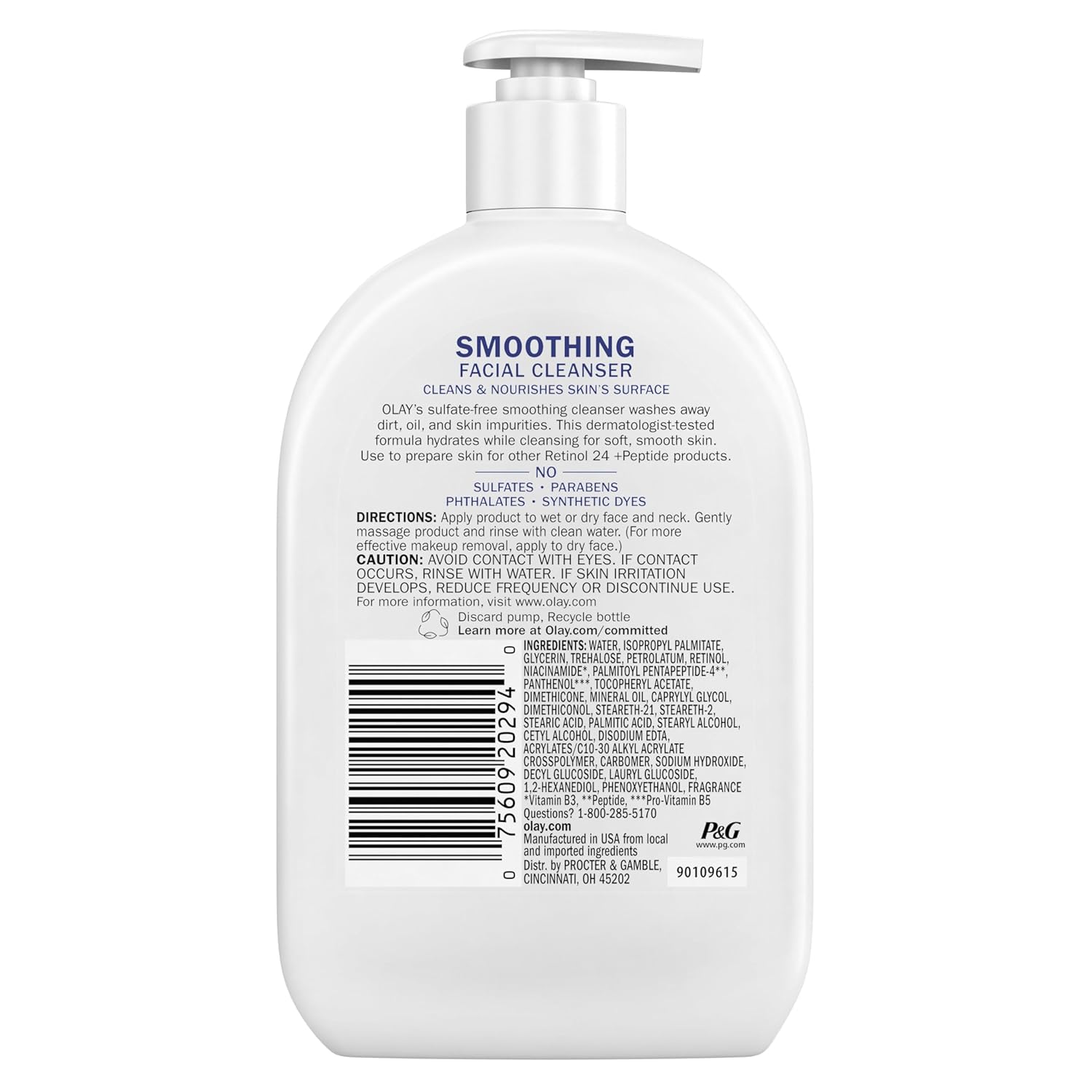 Olay Luxury Hydrating Face Wash – Dermatologist-Crafted Formula for Mature Skin
