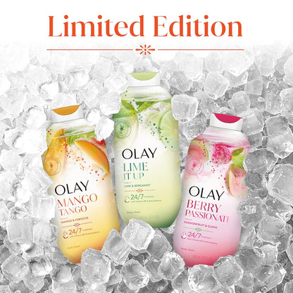 Olay Miami Mocktails Body Wash – Plant-Based Vitamin B3 Cleanser for a Mindful Bath Time Wind-Down Routine