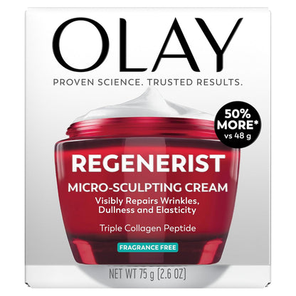 Olay Regenerist Skincare Gift Set for Women 40+ – Peptide & Collagen Cream