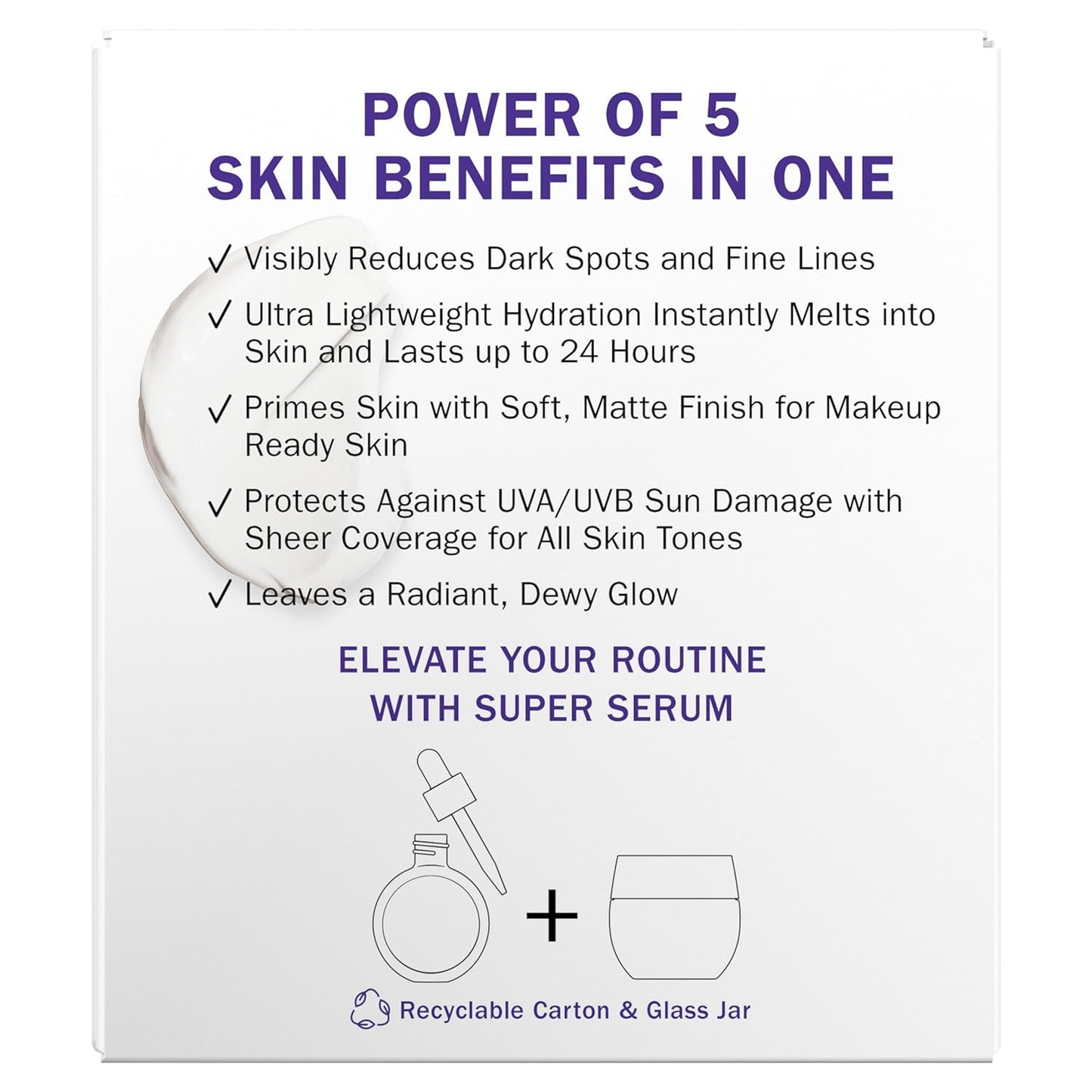 Olay Super Cream with Sunscreen SPF 30 – Elegant Brightening Face Cream with Niacinamide & Hyaluronic Acid