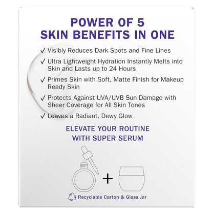 Olay Super Cream with Sunscreen SPF 30 – Elegant Brightening Face Cream with Niacinamide & Hyaluronic Acid