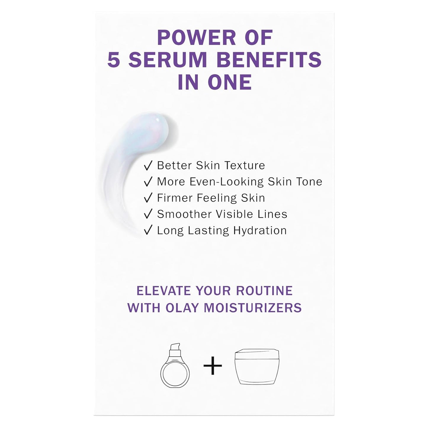 Olay Super Serum 0.4 oz – Mindful Morning Skincare Ritual with Collagen Peptide for a Mindful Glow