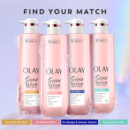 Olay Super Serum Body Wash – Luxury Beauty Gift Set Staple for the Woman Who Has Everything