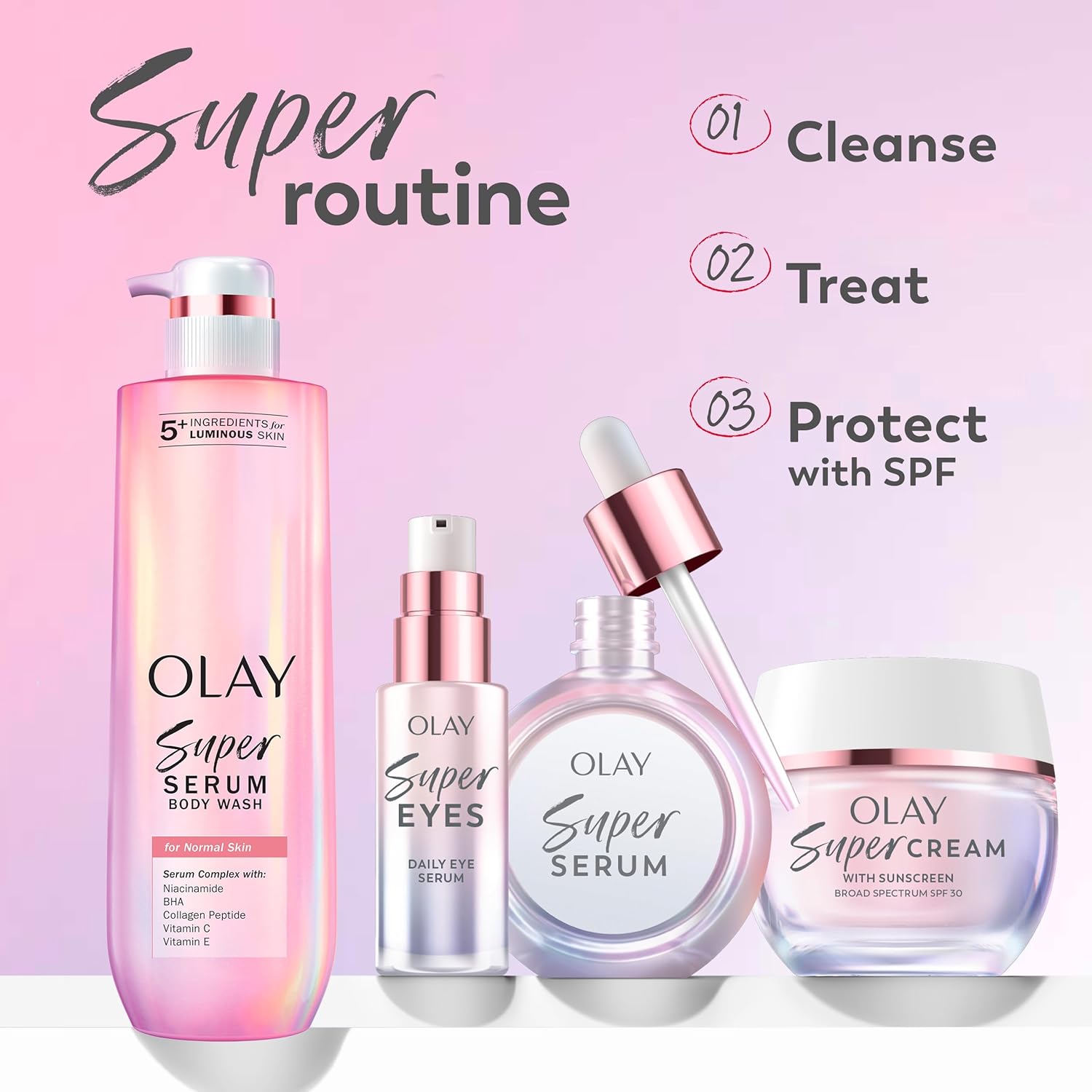 Olay Super Serum – Luxury Mother's Day Gift, Award-Winning Skincare with Travel Size Option