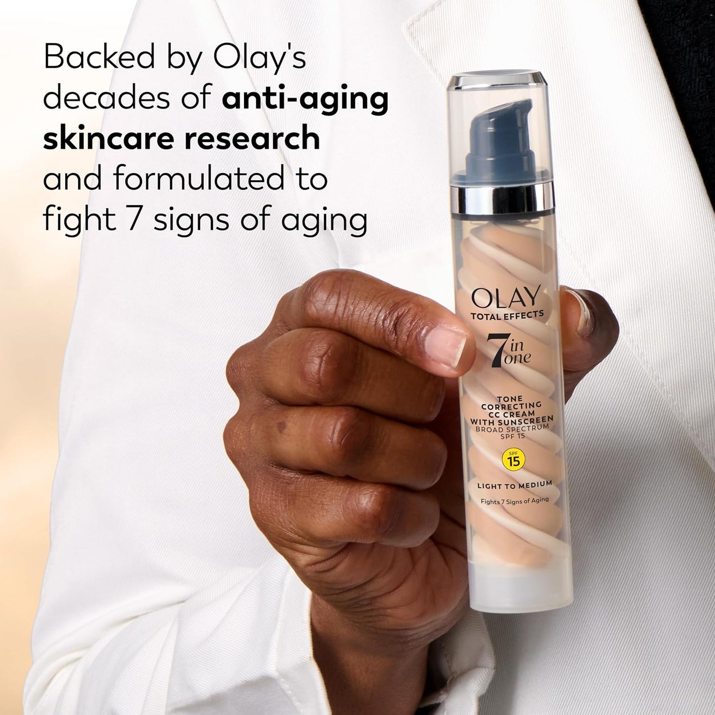 Olay Total Effects Face Moisturizer SPF 15 – Gentle, Safe Sunscreen Moisturizer for Sensitive Skin