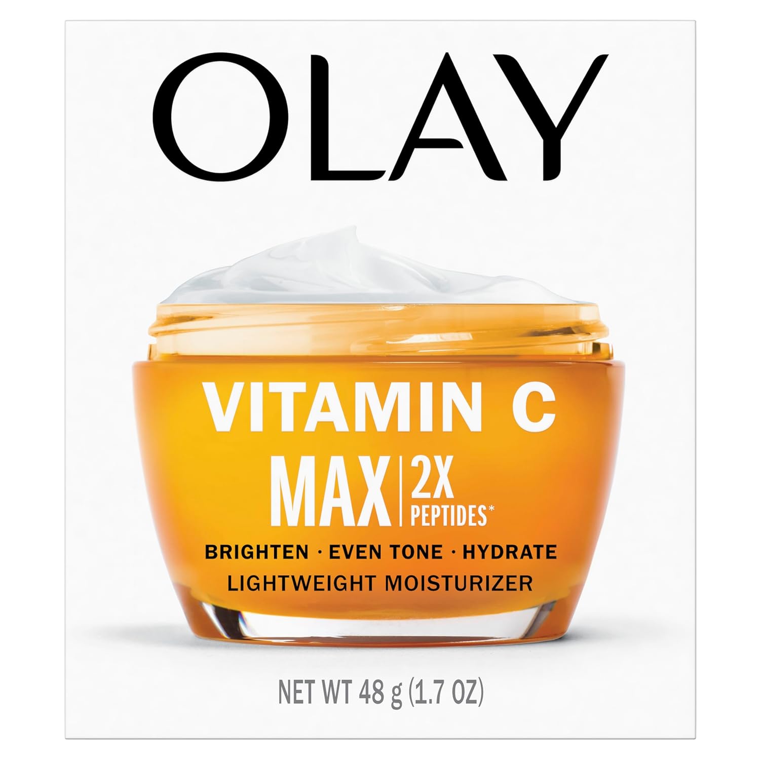 Olay Vitamin C MAX Hydrating Gel-Cream – Minimal Ingredients, Maximum Results Moisturizer