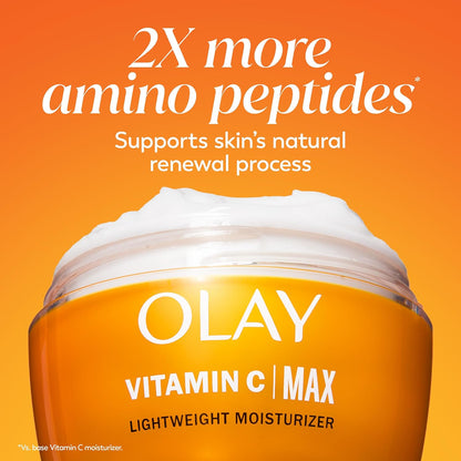 Olay Vitamin C MAX Hydrating Gel-Cream – Minimal Ingredients, Maximum Results Moisturizer