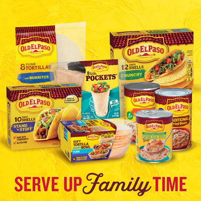 Old El Paso Chicken Tortilla Soup for Calorie-Conscious Lunches, Ready-to-Serve 18.5 oz Can