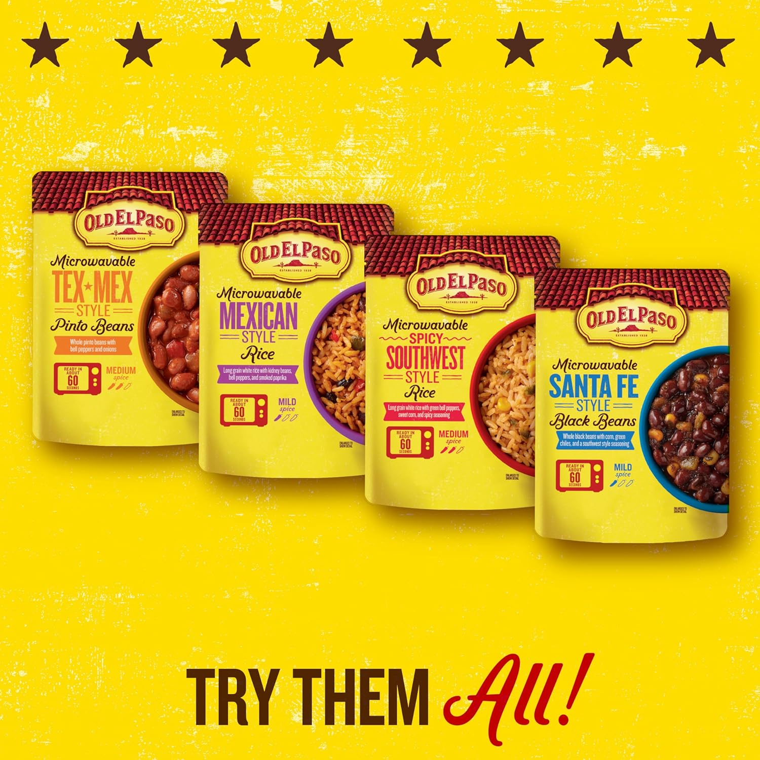 Old El Paso Mexican Style Rice Pouch – Ready in 60 Seconds for Busy Work-from-Home Lunches