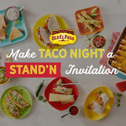 Old El Paso Taco Dinner Kit, Crunchy – Kid-Friendly Family Taco Night Dinner in 20 Minutes