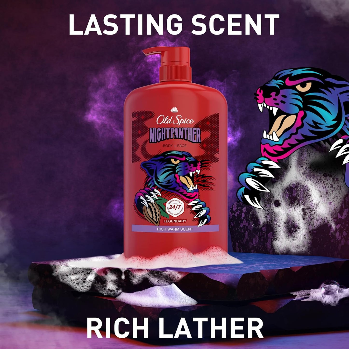 Old Spice 2-in-1 Cleansing Body Wash – Calming Nightly Ritual for Mindful Self-Care