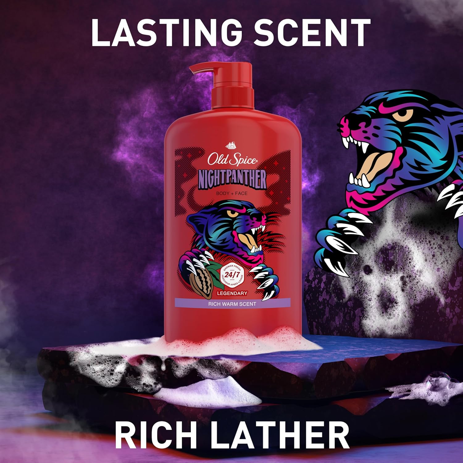 Old Spice 2-in-1 Cleansing Body Wash – Calming Nightly Ritual for Mindful Self-Care