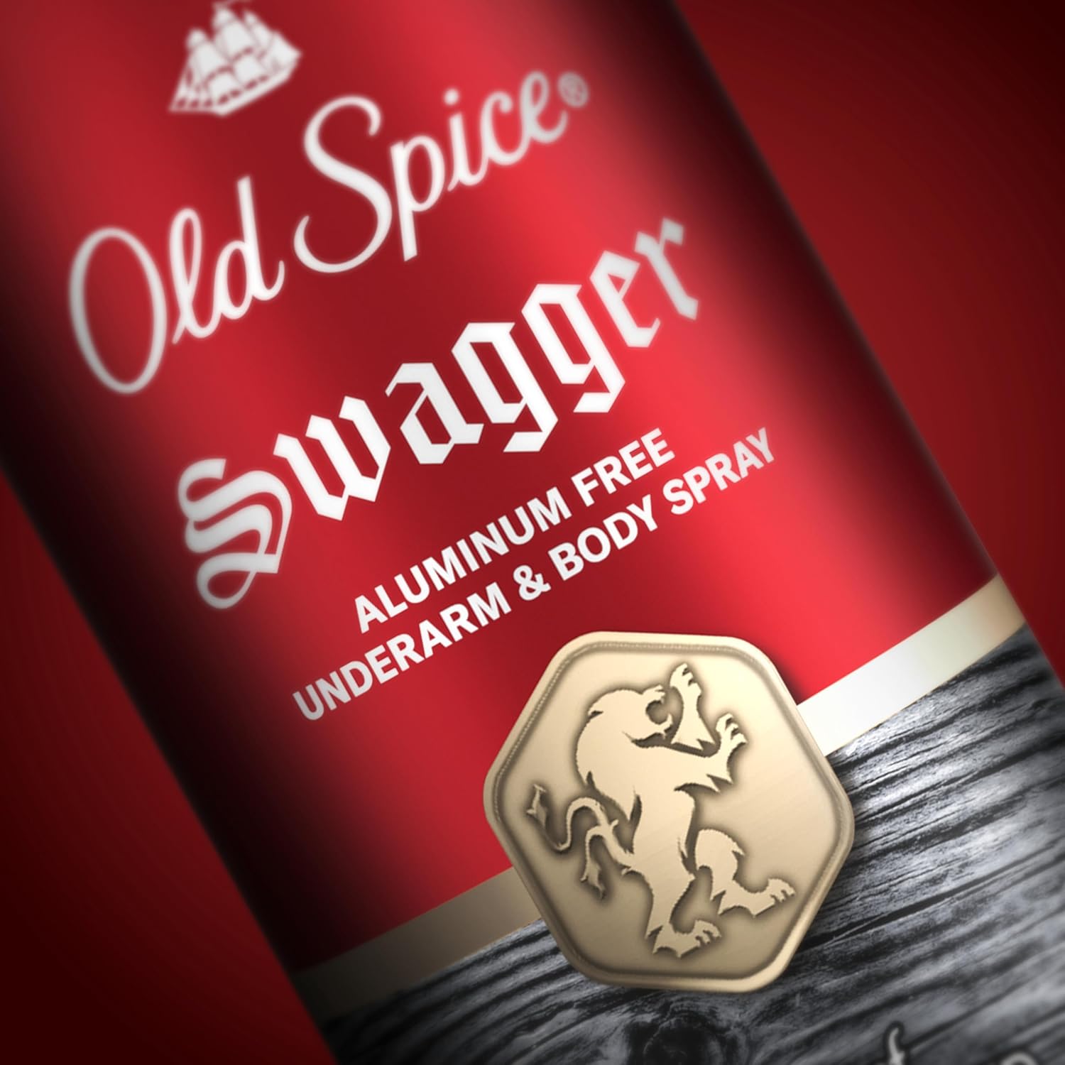 Old Spice Aluminum Free Body Spray for Men – Premium Red Collection Trio, 24/7 Signature Scent with Cedarwood, Apple & Fresh Herbs, 5.1 oz Pack of 3