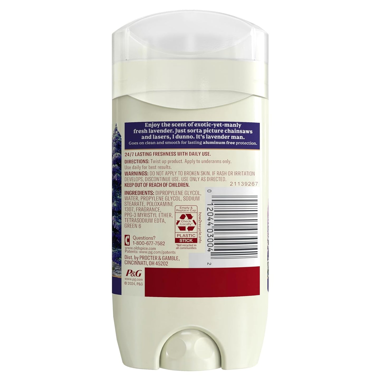 Old Spice Aluminum-Free Deodorant – Clean Personal Care Ritual for Stress Relief and Morning Confidence, 5 Refreshing Scents, 3oz (Pack of 3)