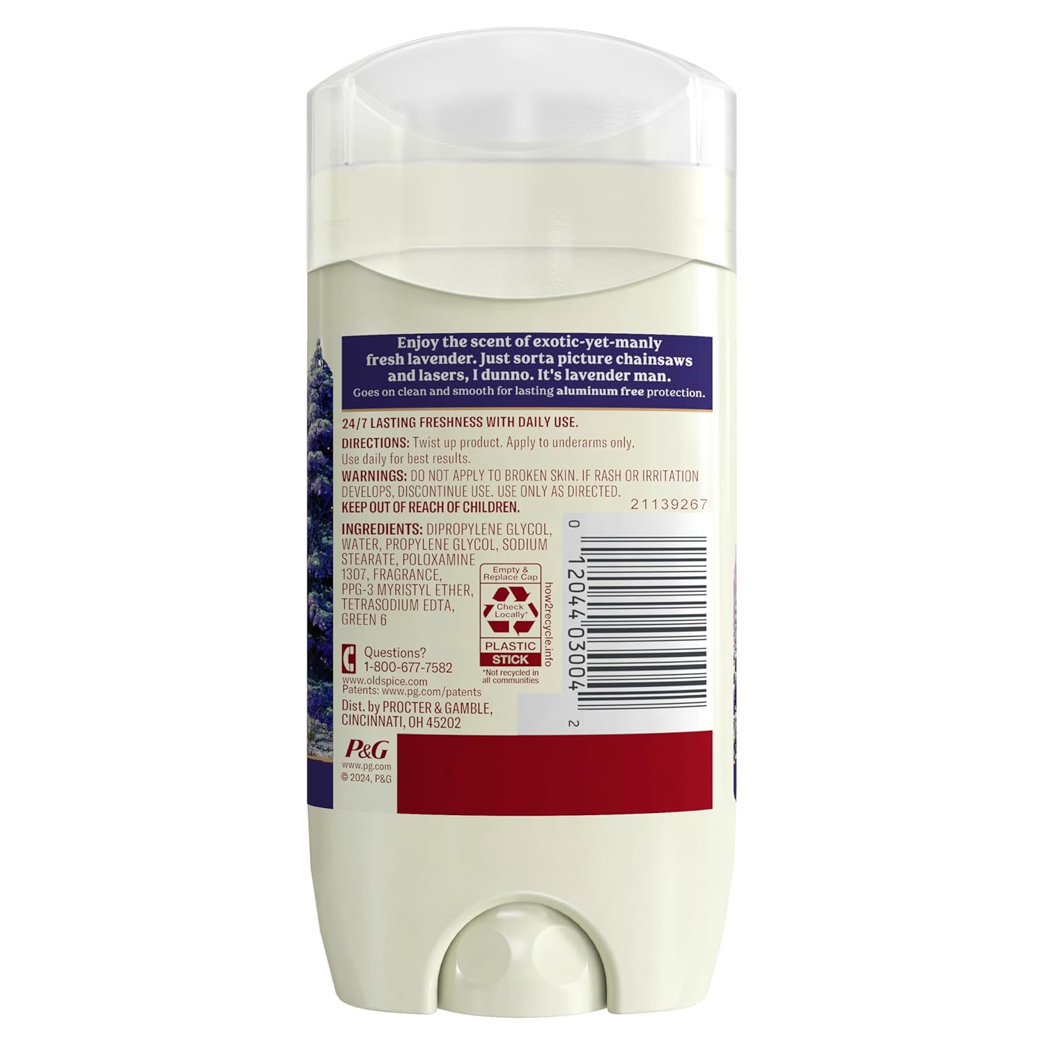 Old Spice Aluminum-Free Deodorant – Clean Personal Care Ritual for Stress Relief and Morning Confidence, 5 Refreshing Scents, 3oz (Pack of 3)