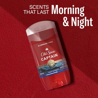 Old Spice Aluminum Free Deodorant for Men – Gym Bag Essential with 24/7 Odor Defense for Active Lifestyles