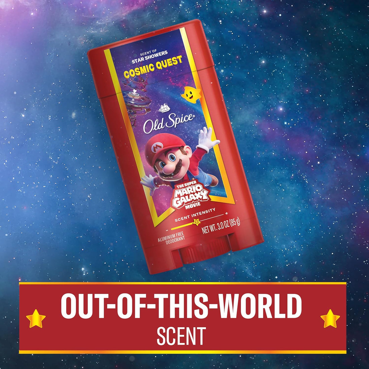 Old Spice Aluminum Free Deodorant for Men – Star Showers Scent for a Fresh, Uplifting Finish