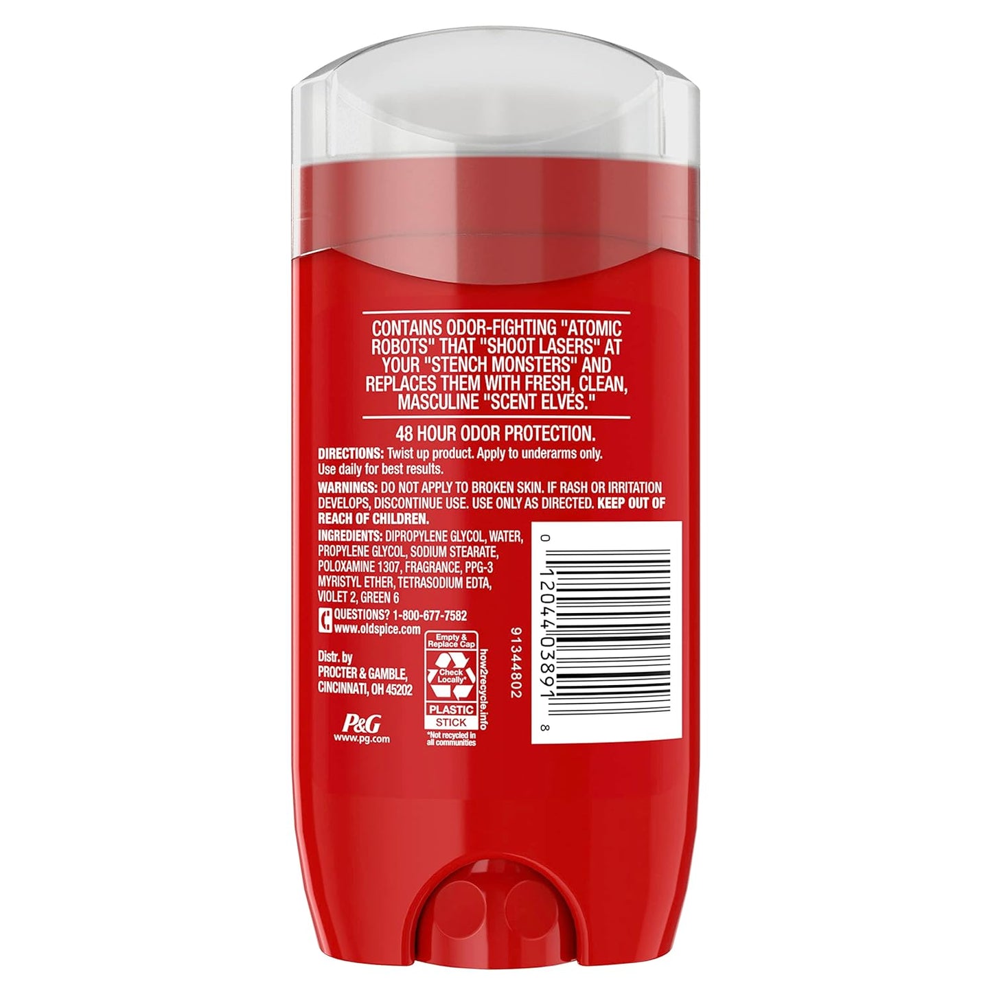 Old Spice Aluminum Free Deodorant for Men – Stocking Stuffer Gift Set, Pack of 3 Sport Scent Sticks