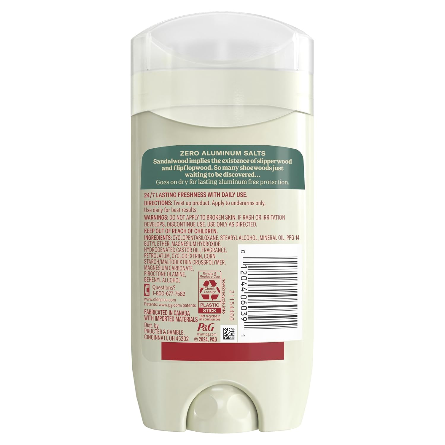 Old Spice Aluminum Free Deodorant Gift Set Sandalwood + Aloe Scent for Men Stocking Stuffer