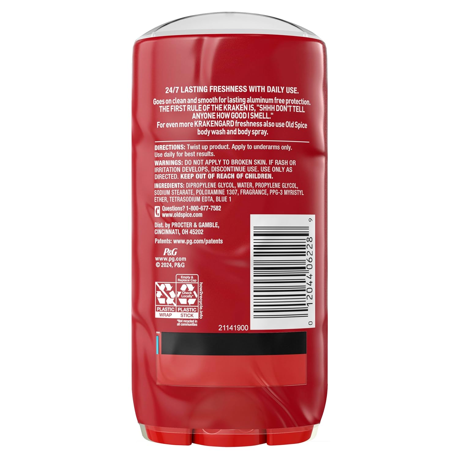 Old Spice Aluminum Free Deodorant Stick – Portable Odor Protection for Camping, Hiking, and Trail Days