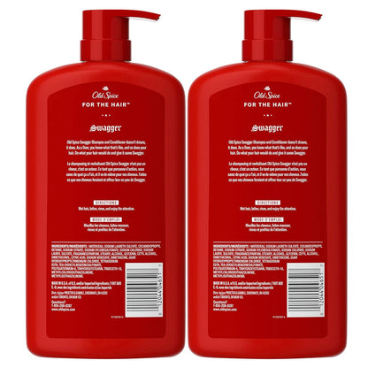 Old Spice Cedarwood Lime 2-in-1 Shampoo and Conditioner Duo - Thoughtful Father's Day Gift for the Man Who Has Everything