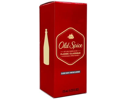 Old Spice Classic After Shave 4.25 oz 2 Pack – No-Frills Bathroom Vanity Splash, One-Ingredient Simplicity