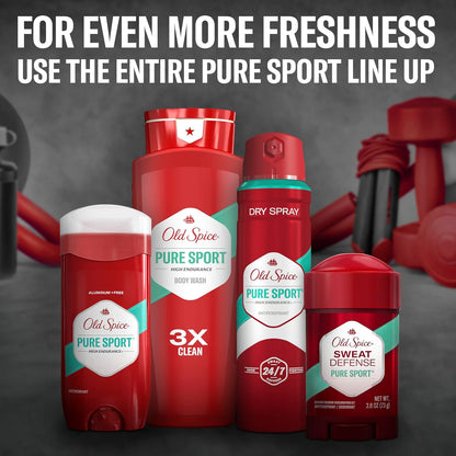 Old Spice Deodorant for Men – Holiday Stocking Stuffer and Birthday Gift for Husband, 48-Hour Odor Control Pure Sport Pack