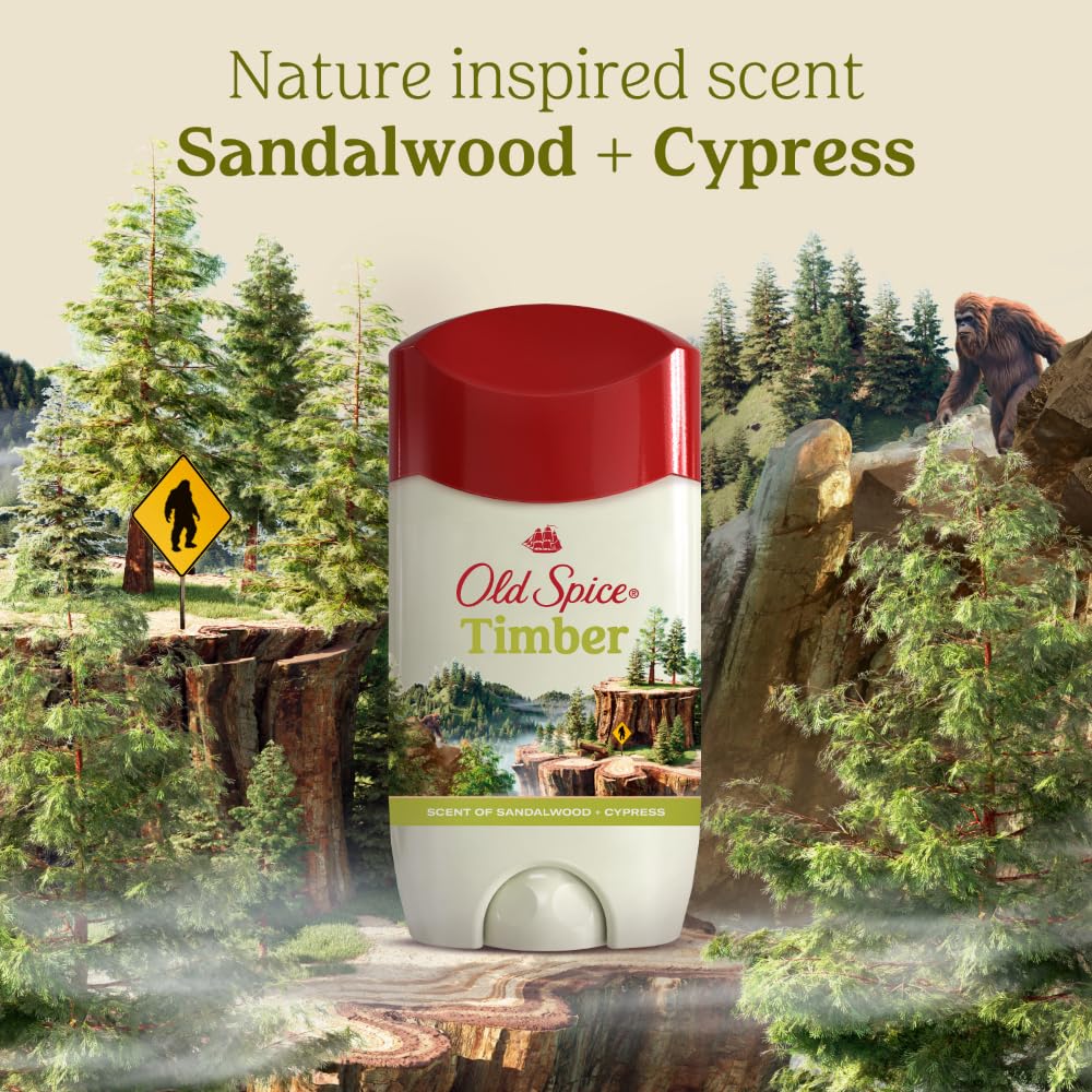 Old Spice Dry Feel Deodorant Stick for Men – Post-Shower Grooming Ritual with Skin Conditioning Care