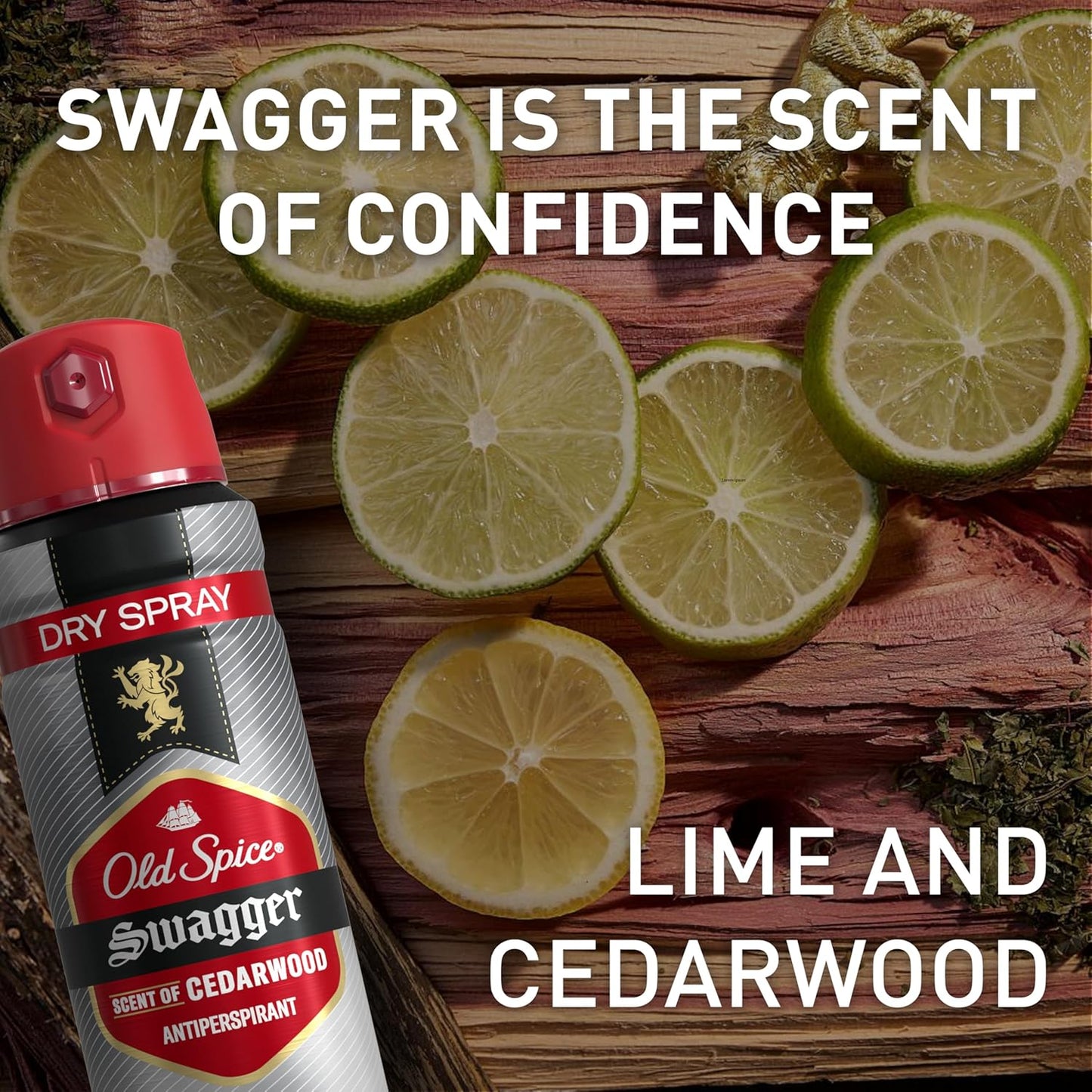 Old Spice Dry Spray Antiperspirant – Minimalist Grooming Essential for the Intentional Man, Paraben-Free, Pack of 2