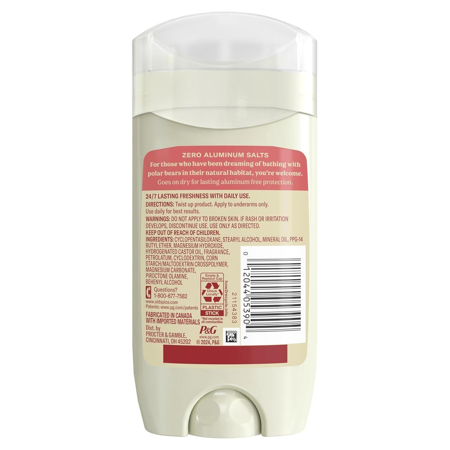 Old Spice GentleMan's Aluminum Free Deodorant – Mindful Bath Time Refresh for Wellness-Focused Men, Lavender + Mint Scent, 3 oz Pack of 3