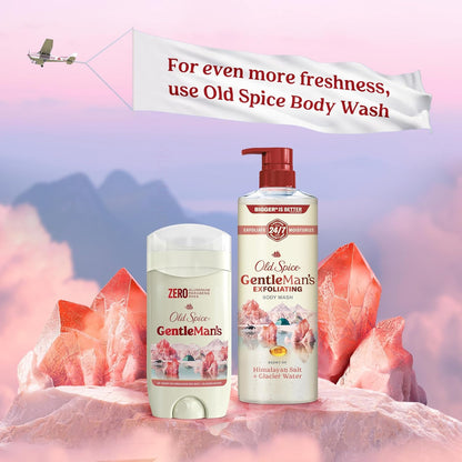 Old Spice GentleMan's Aluminum Free Deodorant – Mindful Bath Time Refresh for Wellness-Focused Men, Lavender + Mint Scent, 3 oz Pack of 3