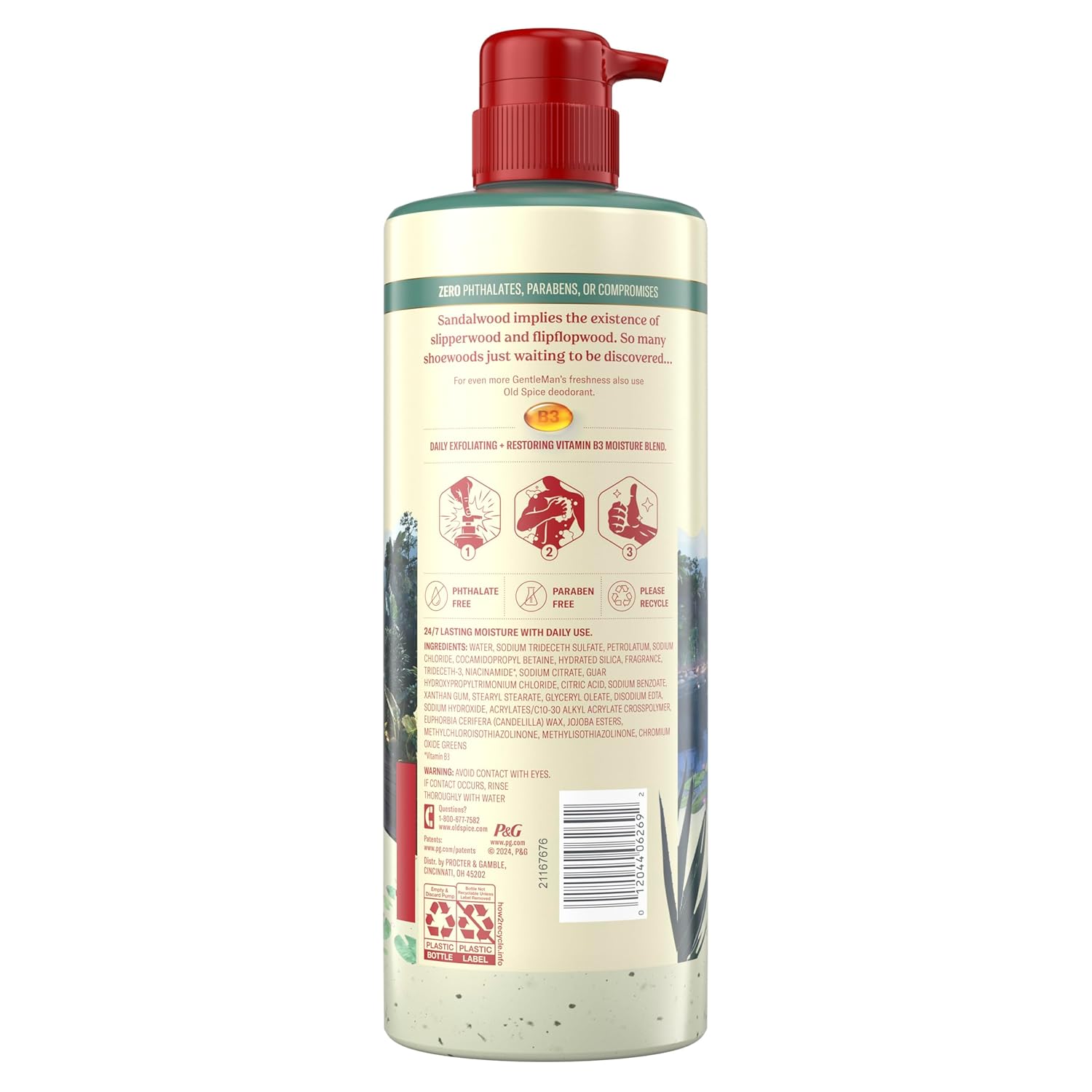 Old Spice GentleMan's Exfoliating & Moisturizing Body Wash for Men – Post-Workout Shower Essential for the Gym Locker Room