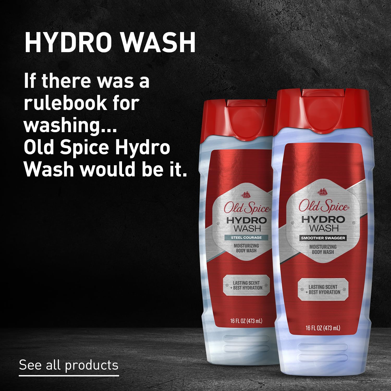 Old Spice Hydro Wash Bulk Gift Set – Holiday Present for Him with Long-Lasting Scent
