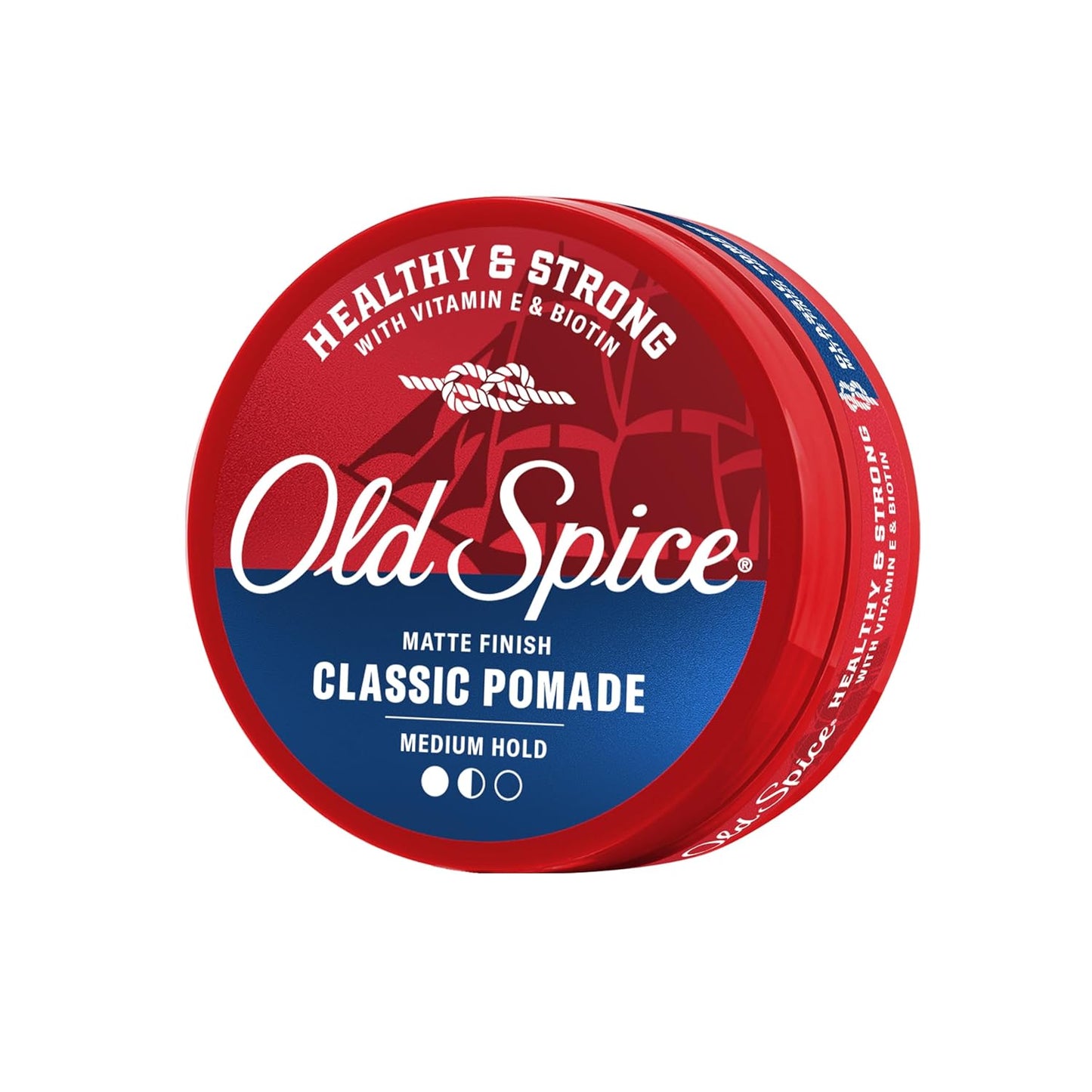 Old Spice Mens Pomade – Streamlined Bathroom Counter Styling, One Product Hold and Hair Care in Matte Finish