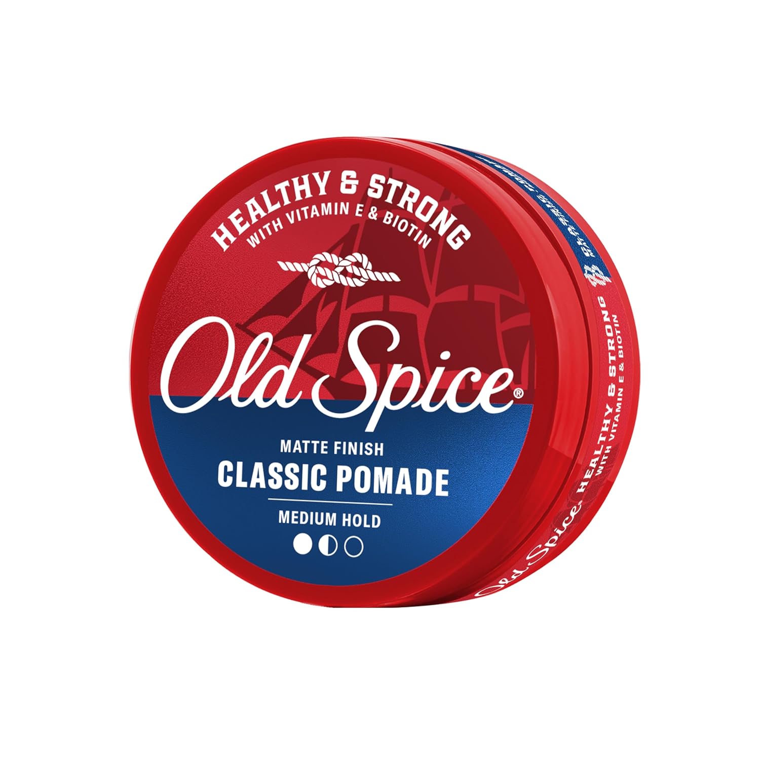 Old Spice Mens Pomade – Streamlined Bathroom Counter Styling, One Product Hold and Hair Care in Matte Finish