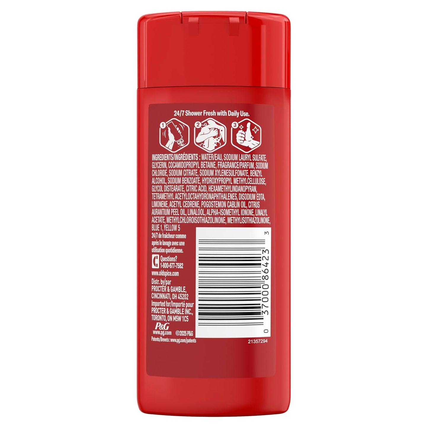 Old Spice Red Collection Deodorant — Ingredient-Conscious Daily Routine, Aluminum-Free Aqua Reef with Lime and Cypress Notes