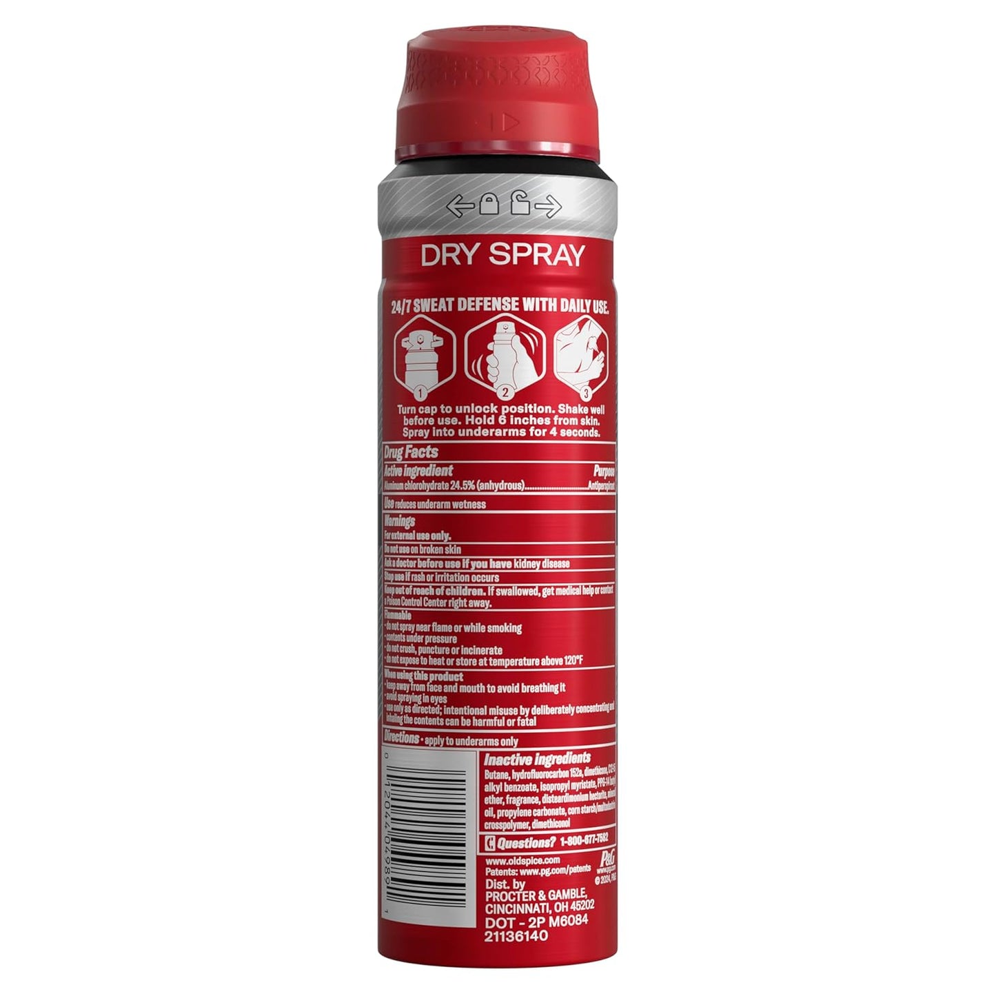 Old Spice Stronger Swagger Antiperspirant Deodorant Spray – Thoughtful Father's Day Stocking Stuffer, Cedarwood Scented 4.3 oz Triple Pack