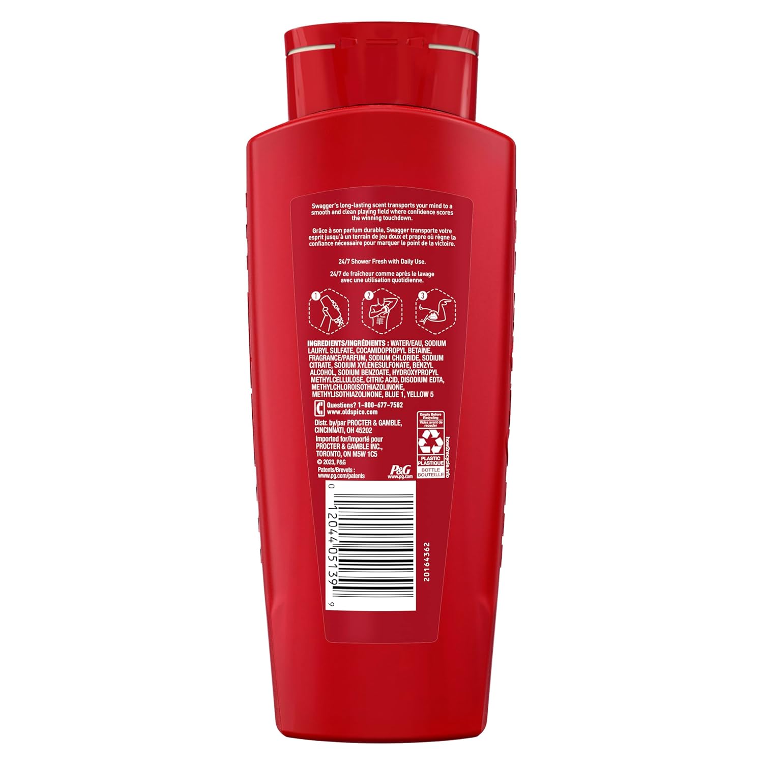 Old Spice Swagger Cedarwood Men's Body Wash Bundle of 6 Bottles, Long Lasting Scent Gift Idea for Husband, Dad, and Brothers on Christmas
