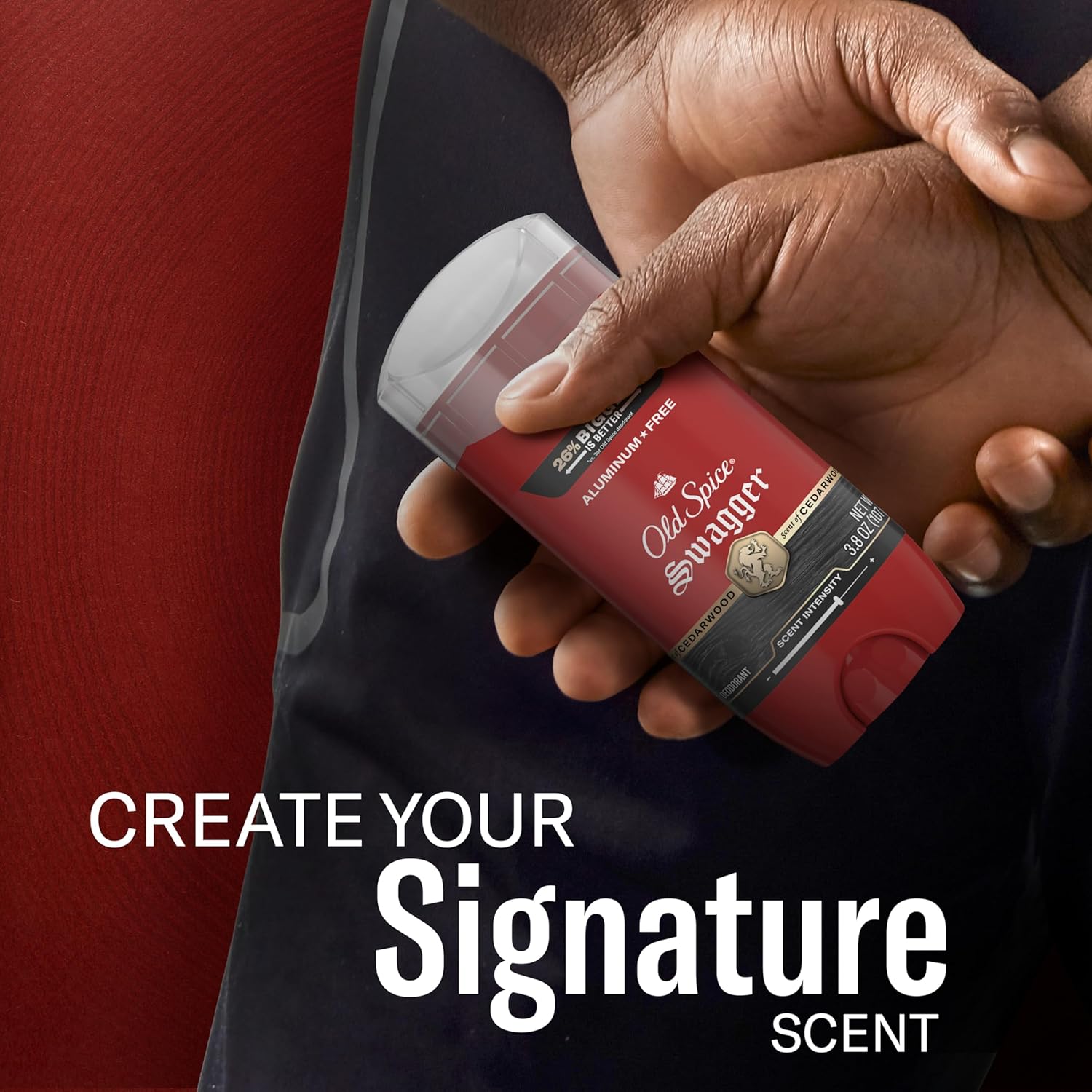 Old Spice Swagger Deodorant Stick – Streamlined Aluminum-Free Grooming for Capsule Bath Routines
