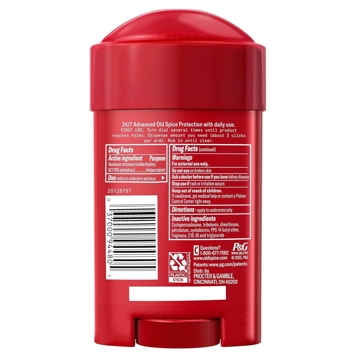 Old Spice Swagger Soft Solid Antiperspirant – 48-Hour Odor Defense for Beach Trips, Tailgates, and Backyard BBQs