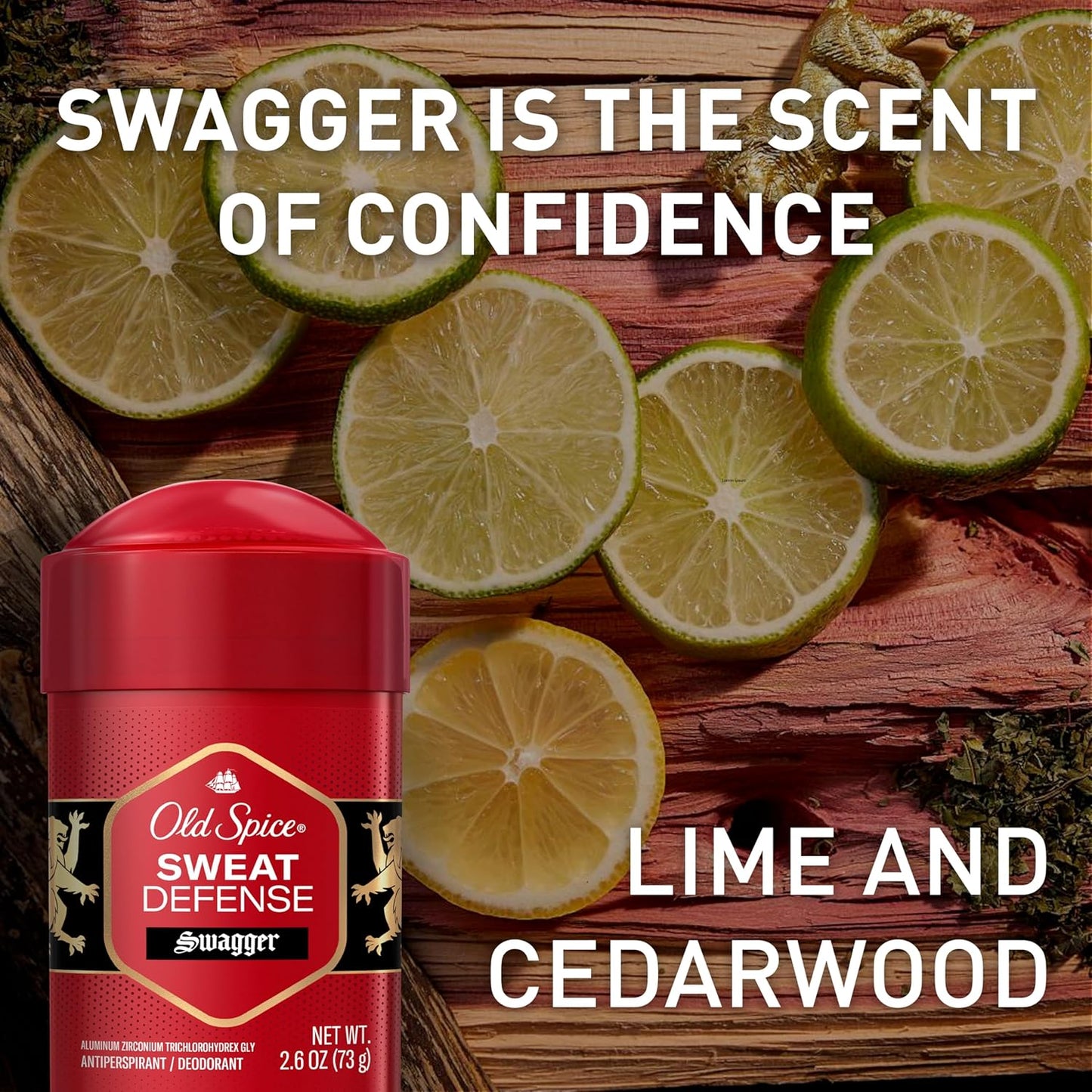 Old Spice Swagger Soft Solid Antiperspirant – 48-Hour Odor Defense for Beach Trips, Tailgates, and Backyard BBQs