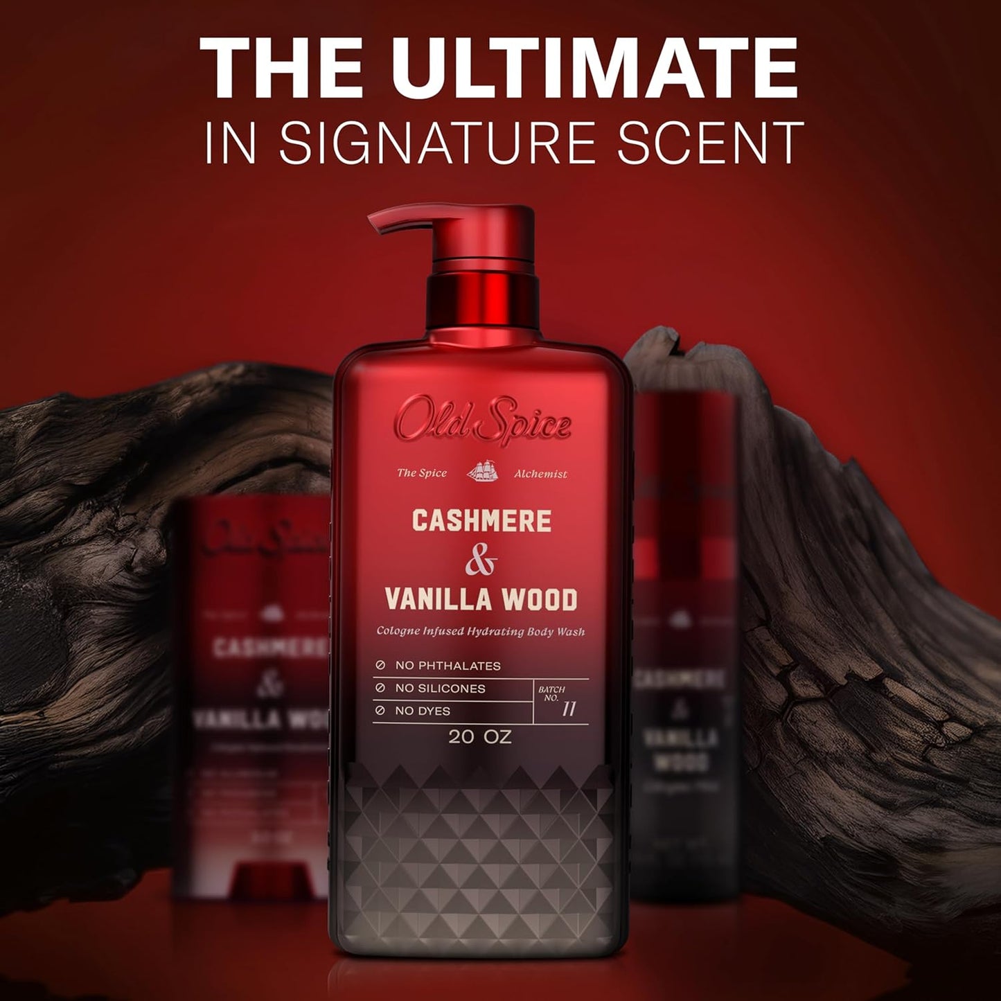 Old Spice The Spice Alchemist Body Wash – Mindful Morning Shower Ritual with Cardamom & Amber Wood Calming Cologne Hydration