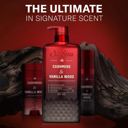 Old Spice The Spice Alchemist Body Wash – Mindful Morning Shower Ritual with Cardamom & Amber Wood Calming Cologne Hydration