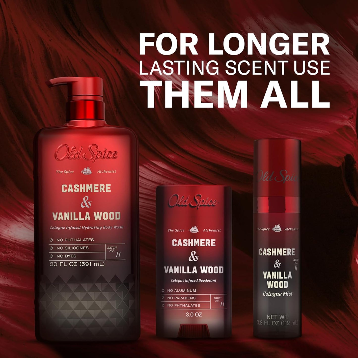 Old Spice The Spice Alchemist Body Wash – Mindful Morning Shower Ritual with Cardamom & Amber Wood Calming Cologne Hydration