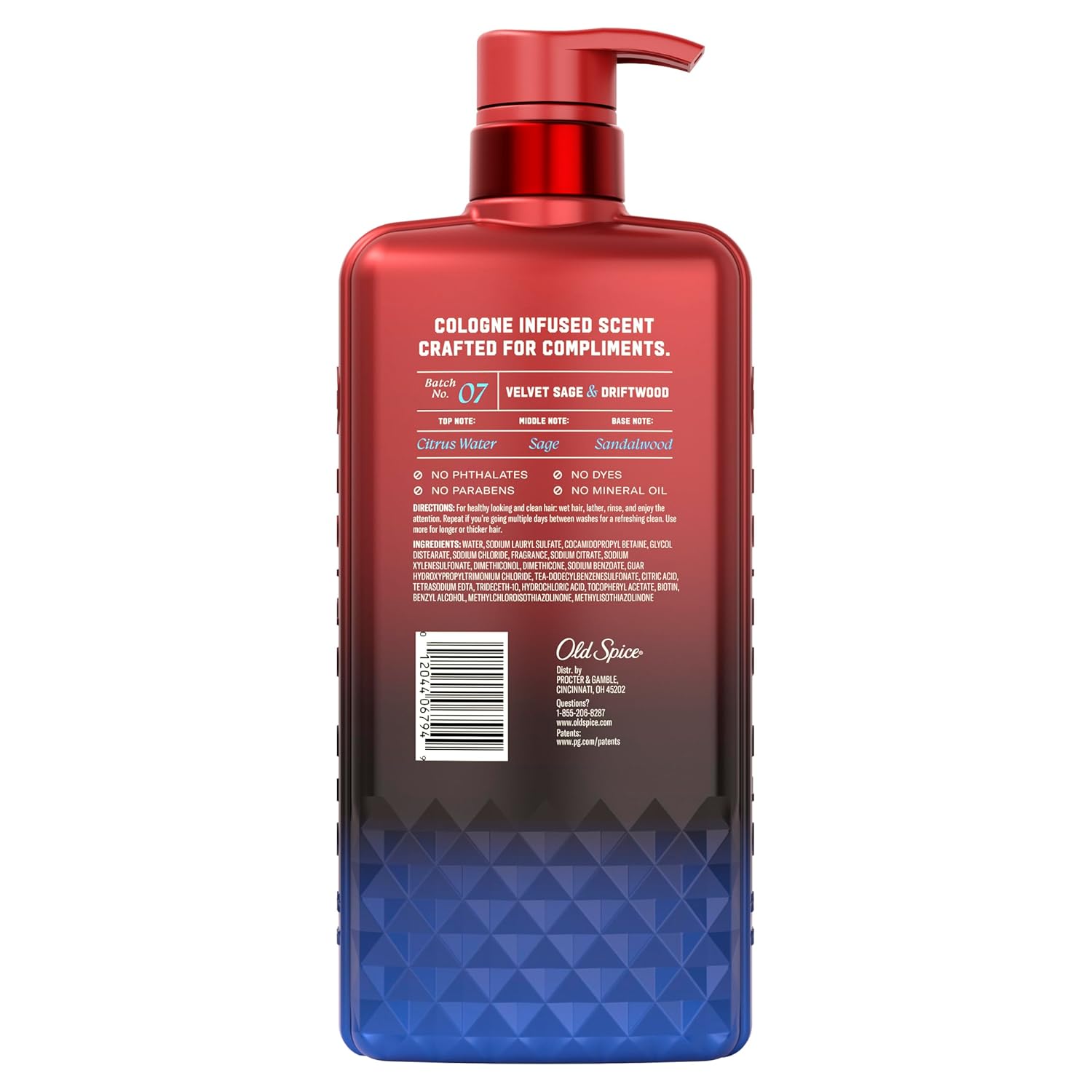 Old Spice The Spice Alchemist Shampoo – Clean-Ingredient Haircare Ritual Free of Parabens and Dyes
