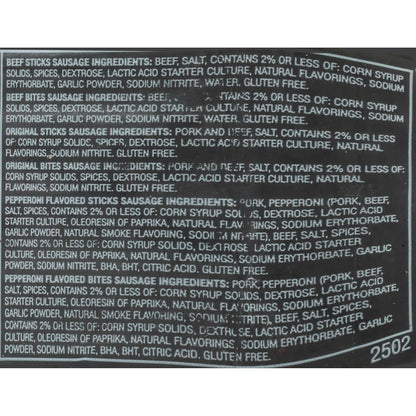 Old Wisconsin Beef Sausage Snack Sticks – Commuter Bag Protein for Long Drives and Errand Days