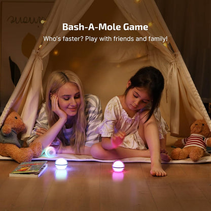 OLIGHT Sphere Smart Night Light – Flameless Nursery Lamp with Cool-Touch Shell and Auto Timer for Toddler Bedrooms