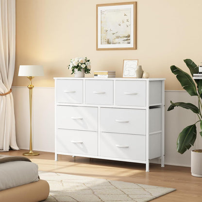 OLIXIS Wooden Top Storage Tower, Multi-Purpose Desk-Adjacent Dresser for Craft and Office Supplies